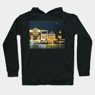 Salisbury Marketplace at dusk Hoodie